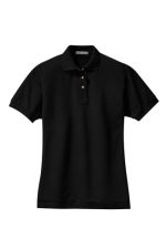 PORT AUTHORITY® LADIES HEAVYWEIGHT COTTON PIQUE POLO - Image 5