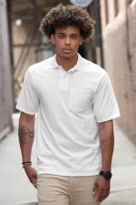 JERZEES® -SPOTSHIELD™ 5.4-OUNCE JERSEY KNIT SPORT SHIRT WITH POCKET - Image 7