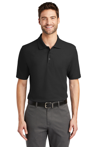 3832-Black-1-K510BlackModelFront1-337W PORT AUTHORITY® STAIN-RELEASE POLO - Image 1