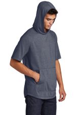 SPORT-TEK ® POSICHARGE ® TRI-BLEND WICKING SHORT SLEEVE HOODIE - Image 4