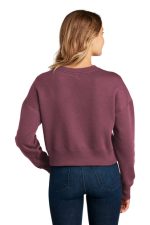 DISTRICT® WOMEN’S PERFECT WEIGHT® FLEECE CROPPED CREW - Image 2