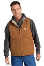 CARHARTT® SHERPA-LINED MOCK NECK VEST
