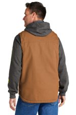 CARHARTT® SHERPA-LINED MOCK NECK VEST - Image 2