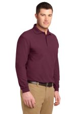 PORT AUTHORITY® SILK TOUCH™ LONG SLEEVE POLO - Image 3
