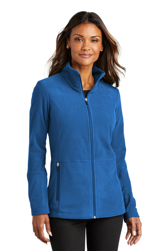 23091-Royal-1-L151RoyalModelFront-337W PORT AUTHORITY® LADIES ACCORD MICROFLEECE JACKET - Image 1