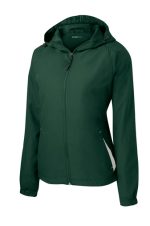 SPORT-TEK® LADIES COLORBLOCK HOODED RAGLAN JACKET - Image 5