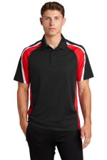 SPORT-TEK® TRICOLOR MICROPIQUE SPORT-WICK® POLO