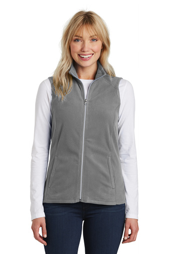 5092-PearlGrey-1-L226PearlGreyModelFront2-337W PORT AUTHORITY® LADIES MICROFLEECE VEST - Image 1