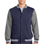SPORT-TEK® FLEECE LETTERMAN JACKET