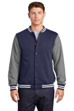 SPORT-TEK® FLEECE LETTERMAN JACKET
