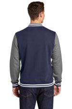 SPORT-TEK® FLEECE LETTERMAN JACKET - Image 2