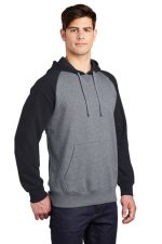 SPORT-TEK® RAGLAN COLORBLOCK PULLOVER HOODED SWEATSHIRT - Image 4