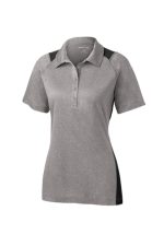 SPORT-TEK® LADIES HEATHER COLORBLOCK CONTENDER™ POLO - Image 5