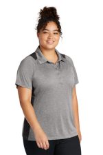 SPORT-TEK® LADIES HEATHER COLORBLOCK CONTENDER™ POLO - Image 3