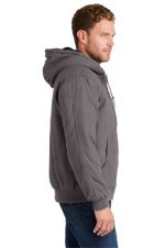 CORNERSTONE® WASHED DUCK CLOTH INSULATED HOODED WORK JACKET - Image 3