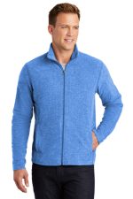 PORT AUTHORITY® HEATHER MICROFLEECE FULL-ZIP JACKET