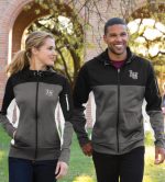 SPORT-TEK® LADIES TECH FLEECE COLORBLOCK FULL-ZIP HOODED JACKET - Image 7
