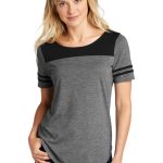 SPORT-TEK ® LADIES POSICHARGE ® TRI-BLEND WICKING FAN TEE
