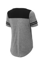 SPORT-TEK ® LADIES POSICHARGE ® TRI-BLEND WICKING FAN TEE - Image 3