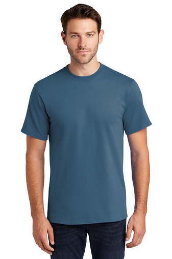 1317-ColonialBl-1-PC61TColonialBlModelFront2-337W PORT & COMPANY® TALL ESSENTIAL TEE - Image 1