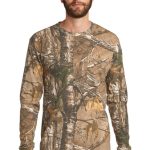 RUSSELL OUTDOORS™ REALTREE® LONG SLEEVE EXPLORER 100% COTTON T-SHIRT WITH POCKET