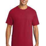 PORT & COMPANY® TALL ESSENTIAL POCKET TEE