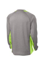SPORT-TEK® LONG SLEEVE HEATHER COLORBLOCK CONTENDER™ TEE - Image 3