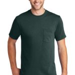 PORT & COMPANY® CORE COTTON POCKET TEE
