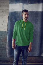 Gildan® 100% Ring Spun Cotton Long Sleeve Hooded T-Shirt - Image 4