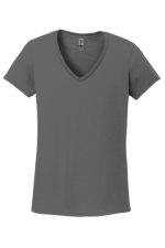 GILDAN® LADIES HEAVY COTTON™ 100% COTTON V-NECK T-SHIRT - Image 3
