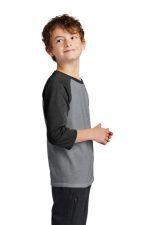 PORT & COMPANY® YOUTH CORE BLEND 3/4-SLEEVE RAGLAN TEE - Image 2
