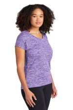 Sport-Tek® Ladies PosiCharge® Electric Heather Sporty Tee - Image 6
