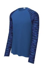 SPORT-TEK® DRIFT CAMO COLORBLOCK LONG SLEEVE TEE - Image 6