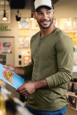 DISTRICT® PERFECT TRI® LONG SLEEVE HENLEY - Image 3