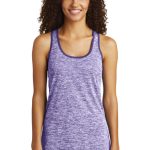 SPORT-TEK® LADIES POSICHARGE® ELECTRIC HEATHER RACERBACK TANK