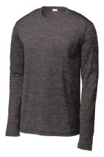 SPORT-TEK ® LONG SLEEVE POSICHARGE ® ELECTRIC HEATHER TEE - Image 3