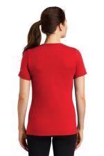 NIKE LADIES DRI-FIT COTTON/POLY SCOOP NECK TEE - Image 2