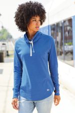 NEW ERA ® LADIES SUEDED COTTON BLEND COWL TEE - Image 4
