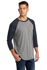 NEXT LEVEL APPAREL® UNISEX TRI-BLEND 3/4-SLEEVE RAGLAN TEE - Image 4