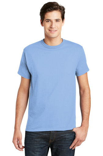 1559-LightBlue-1-5280LightBlueModelFront2-337W HANESĀ® - ESSENTIAL-T 100% COTTON T-SHIRT - Image 1