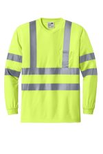 CORNERSTONE® - ANSI 107 CLASS 3 LONG SLEEVE SNAG-RESISTANT REFLECTIVE T-SHIRT - Image 3