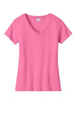 PORT & COMPANY® LADIES FAN FAVORITE™ V-NECK TEE - Image 3