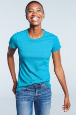 DISTRICT® WOMEN’S PERFECT BLEND® CVC TEE - Image 5