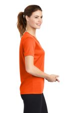 SPORT-TEK® LADIES POSICHARGE® RACERMESH® V-NECK TEE - Image 2