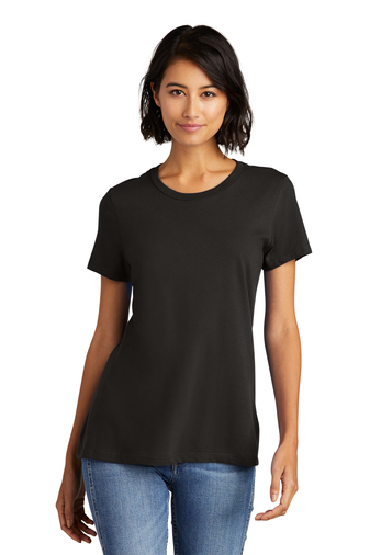 9185-Black-0-DT6002BlackModelFront-337W DISTRICT ® WOMEN’S VERY IMPORTANT TEE ® - Image 1
